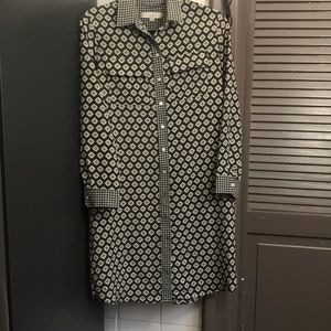 Ann Taylor Loft shirt dress Medium Petite